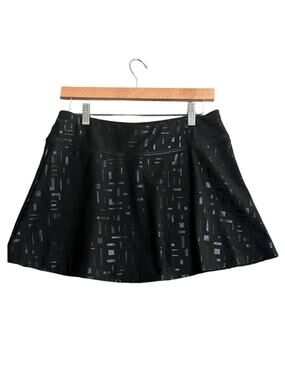 Tail Tech Performance Skirt Womens Size Medium Black Silver Sports Dance Fitness